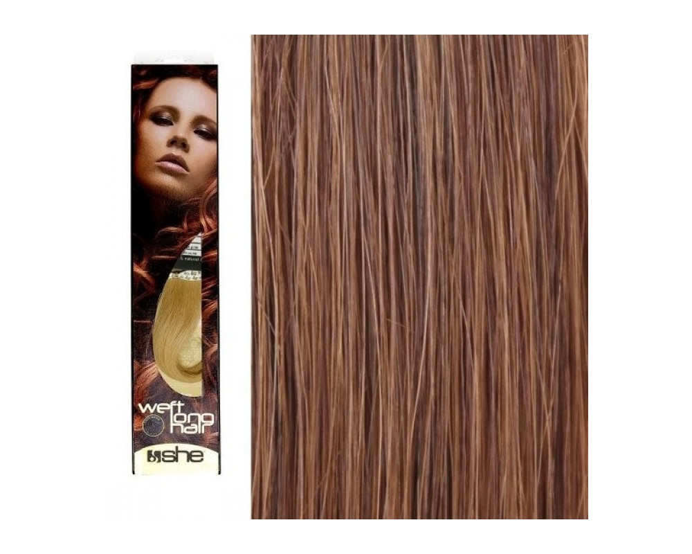 She Weft Long Hair extensión de cabello tejido liso color 17