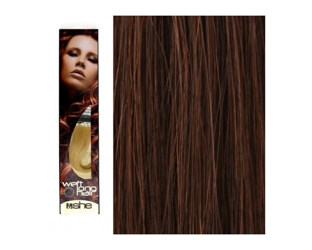She Weft Long Hair extensión de cabello tejido liso color 6