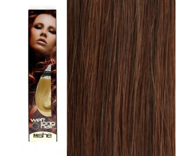She Weft Long Hair extensión de cabello tejido liso color 8