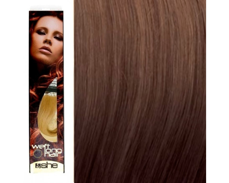 She Weft Long Hair extensión de cabello tejido liso color 6.27