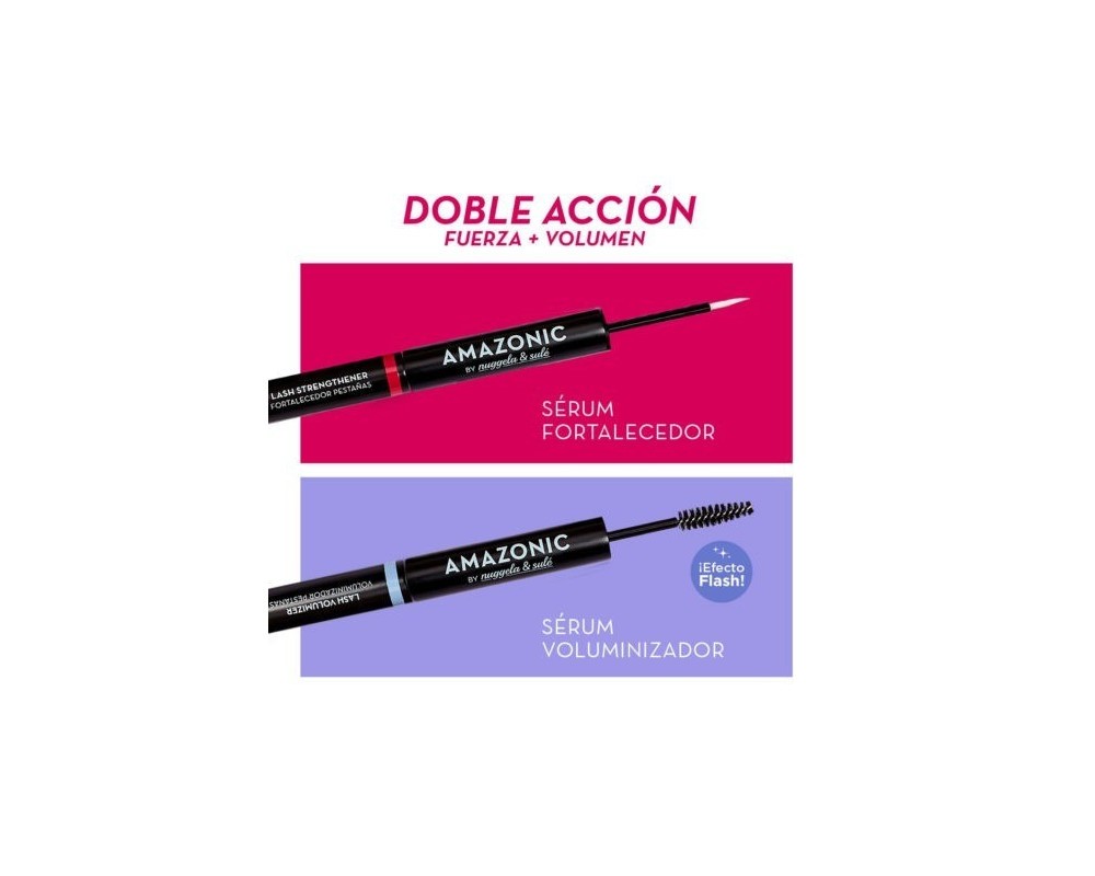 Nuggela & Sule Amazonic serum fortalecedor + voluminizador tratamiento de pestañas