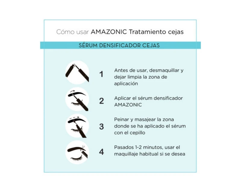 Nuggela & Sule Amazonic cejas serum densificador + cepillo