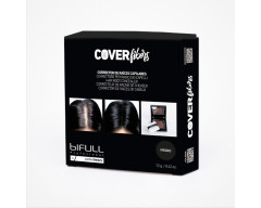 Bifull Cover Fibers corrector capilar en polvo de raices para canas negro 12g