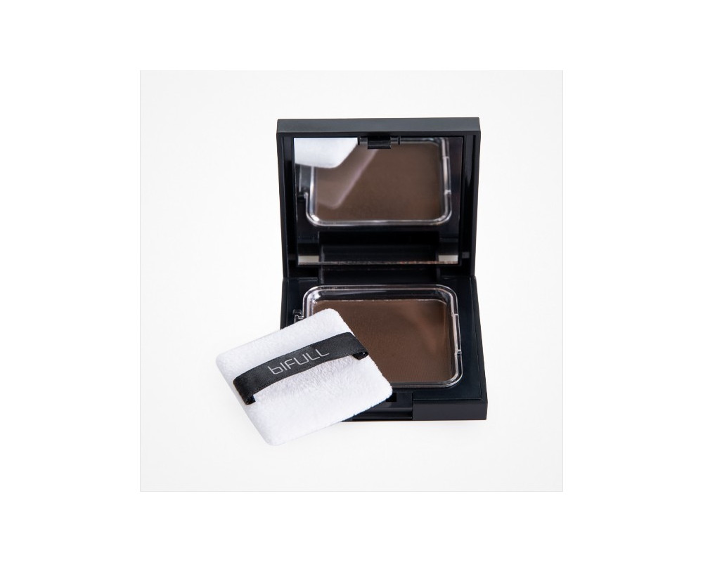 Bifull Cover Fibers corrector capilar en polvo de raices para canas marrón oscuro 12g