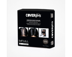Bifull Cover Fibers corrector capilar en polvo de raices para canas marrón oscuro 12g