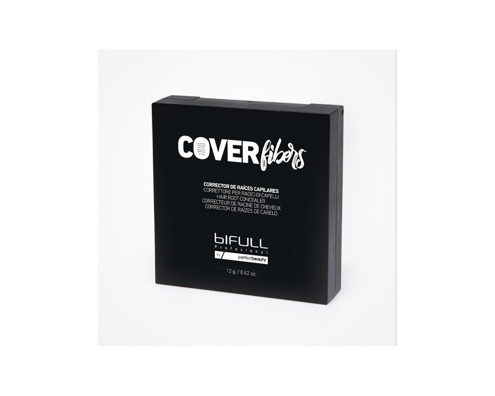 Bifull Cover Fibers corrector capilar en polvo de raices para canas marrón claro 12g