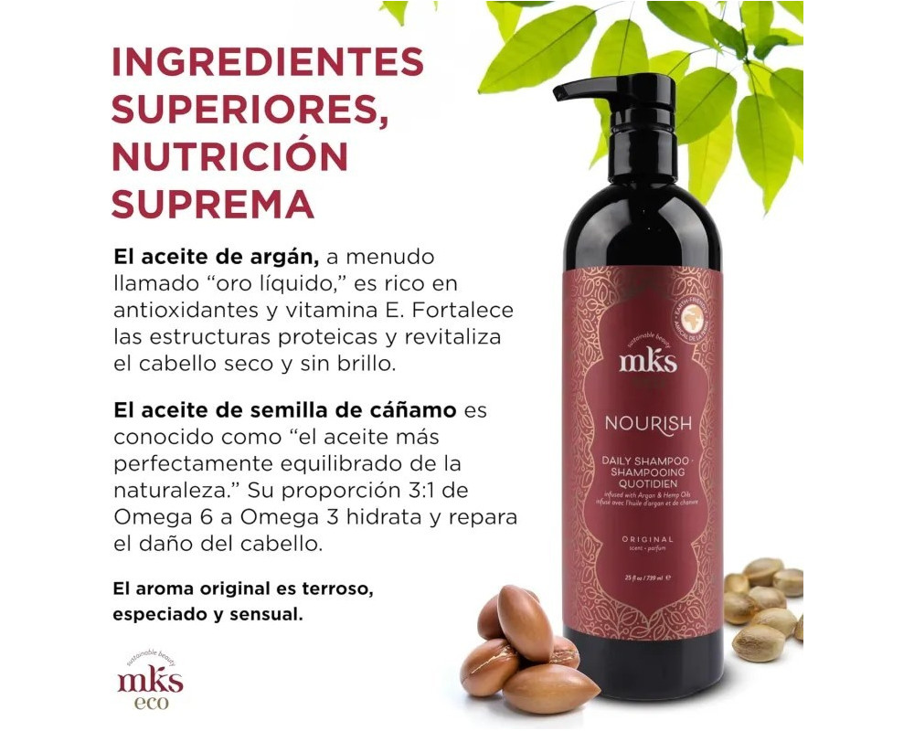 Mks Eco Nourish Shampoo Original Scent champú nutritivo 739 ml