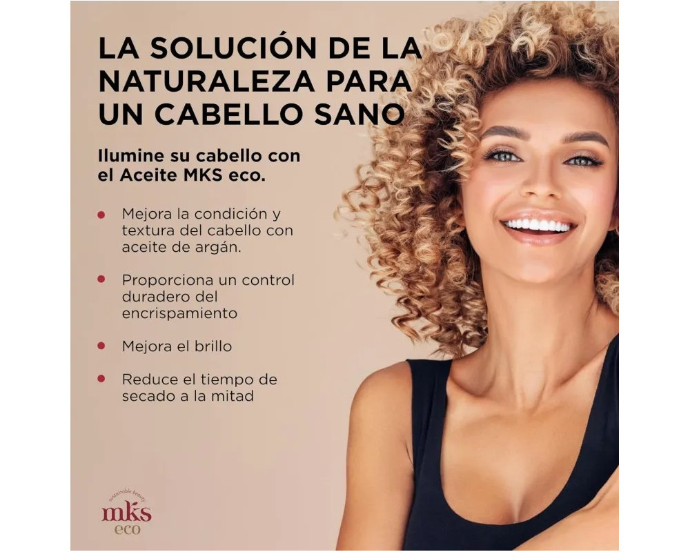 Mks Eco Oil Elixir Original aceite cabello nutritivo y brillo 60ml