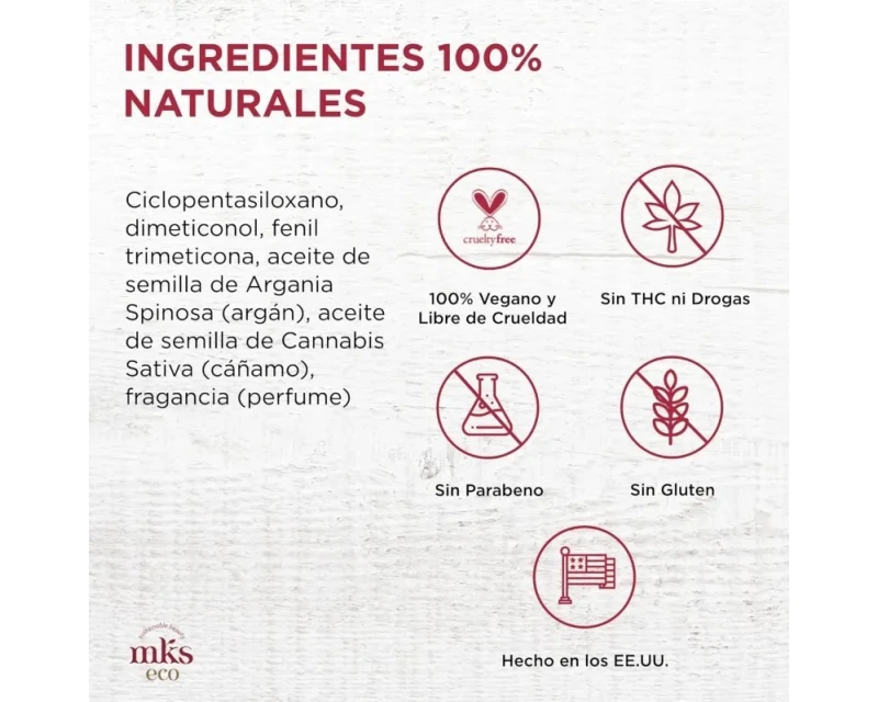 Mks Eco Oil Light Breezen Scent aceite para cabello fino 60ml