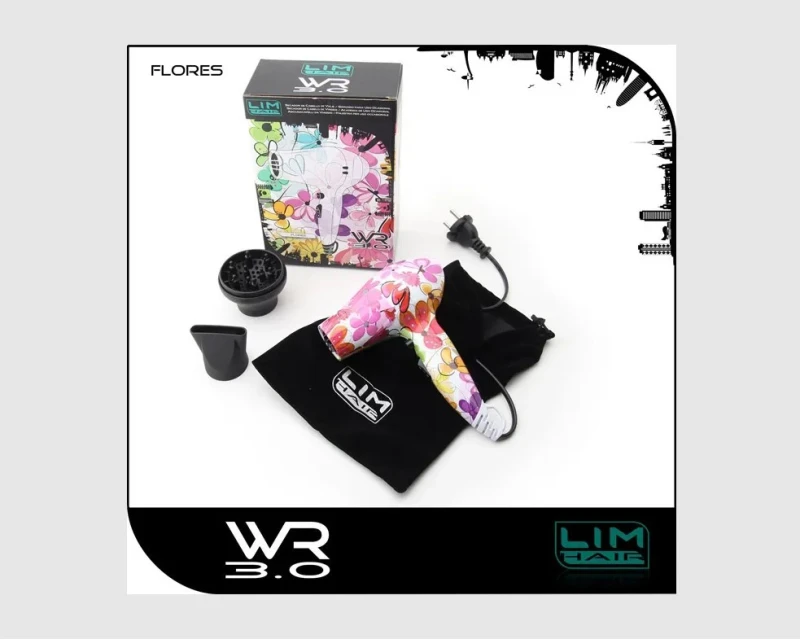 Lim Hair W.R 3.0 secador para viajes, niños, gimnasio o uso diario tropical