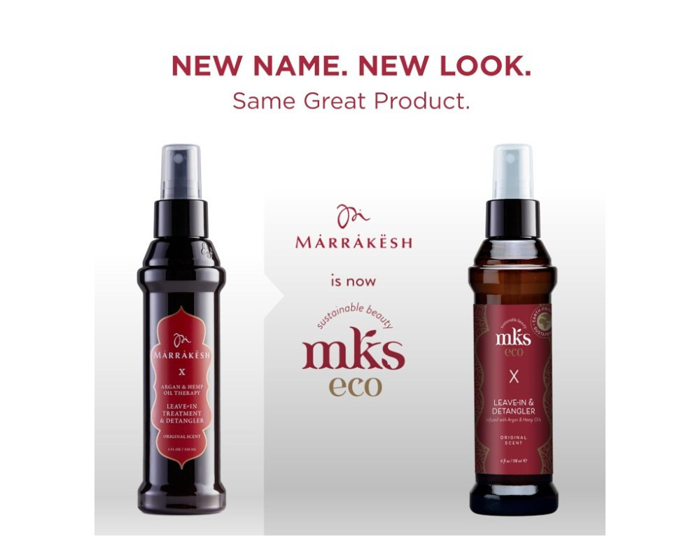 Mks Eco X Leave-In & Detangler aceite desenredante ultra fortificante 118ml