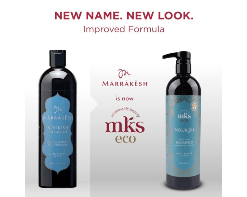 Mks Eco Shampoo Light Breeze champú para cabello fino 296ml