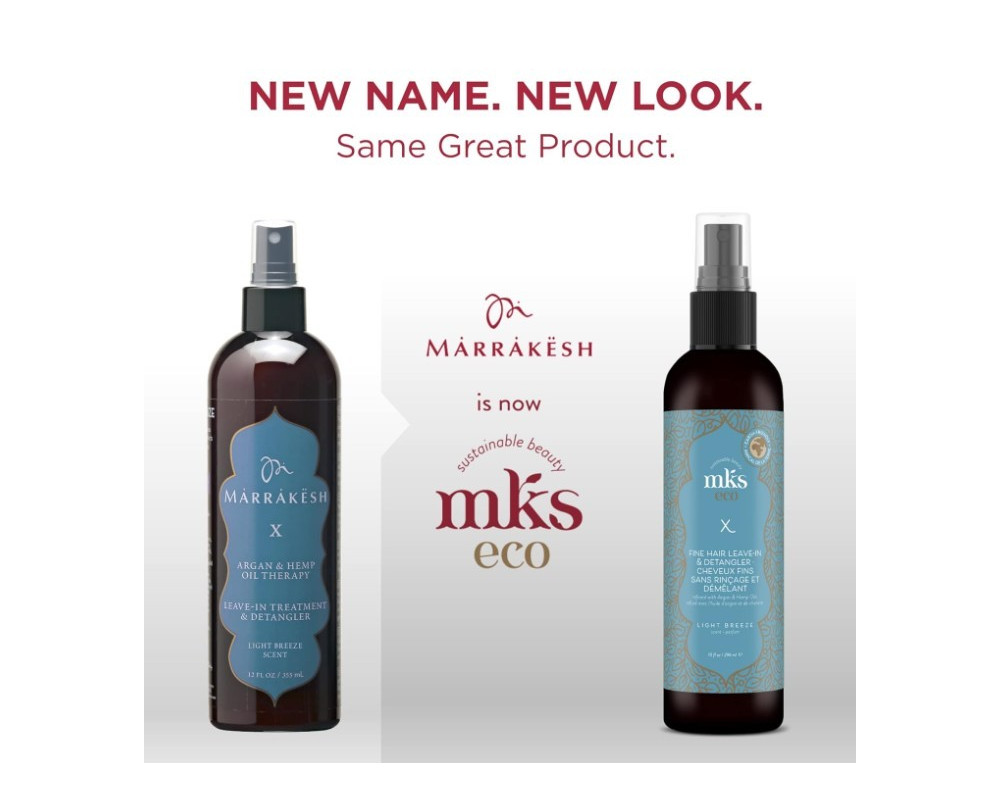 Mks Eco X Leave-In Light Breeze Scent desenredador de cabello fino 118ml