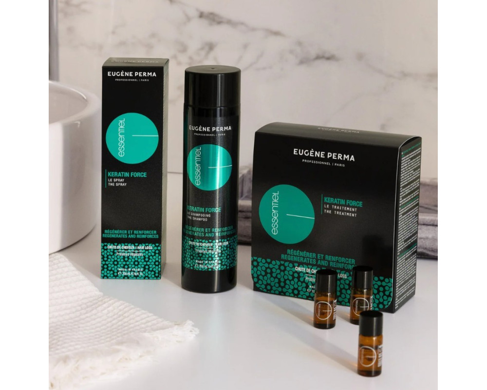 Eugene Perma Essentiel Keratin Force champú de caída 250 ml