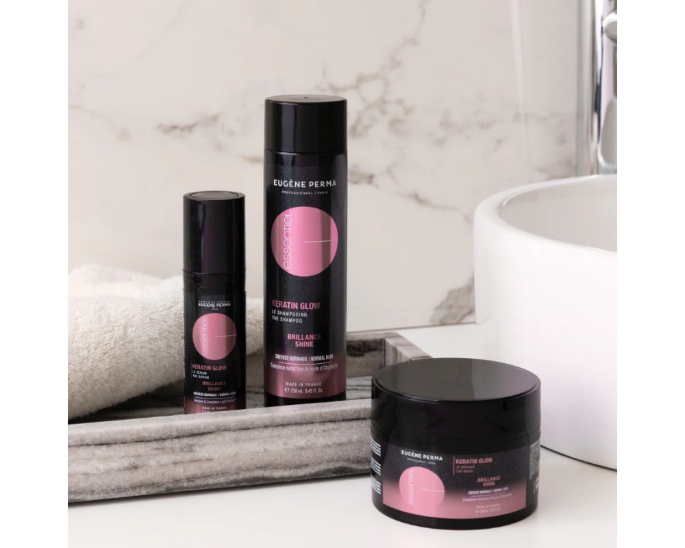 Eugene Perma Essentiel Keratin Glow champú de brillo 250 ml