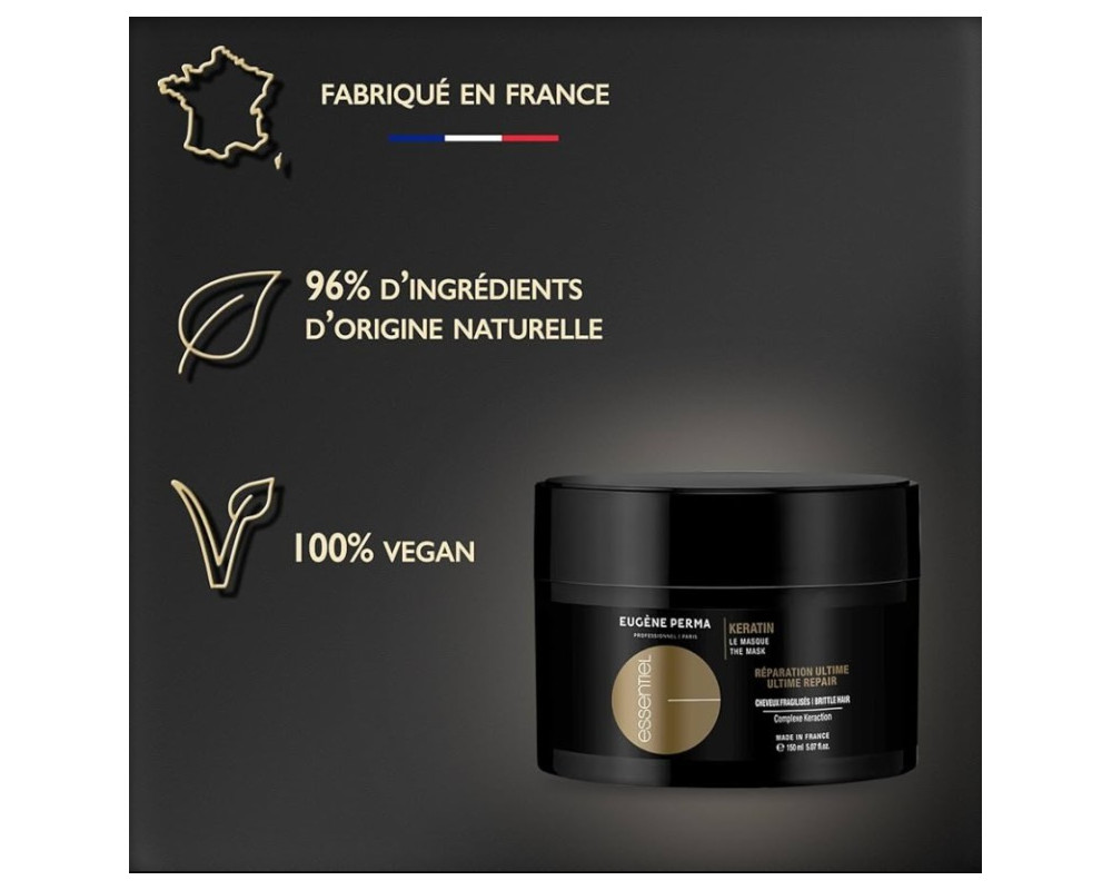 Eugene Perma Essentiel Keratin mascarilla reparadora 500 ml