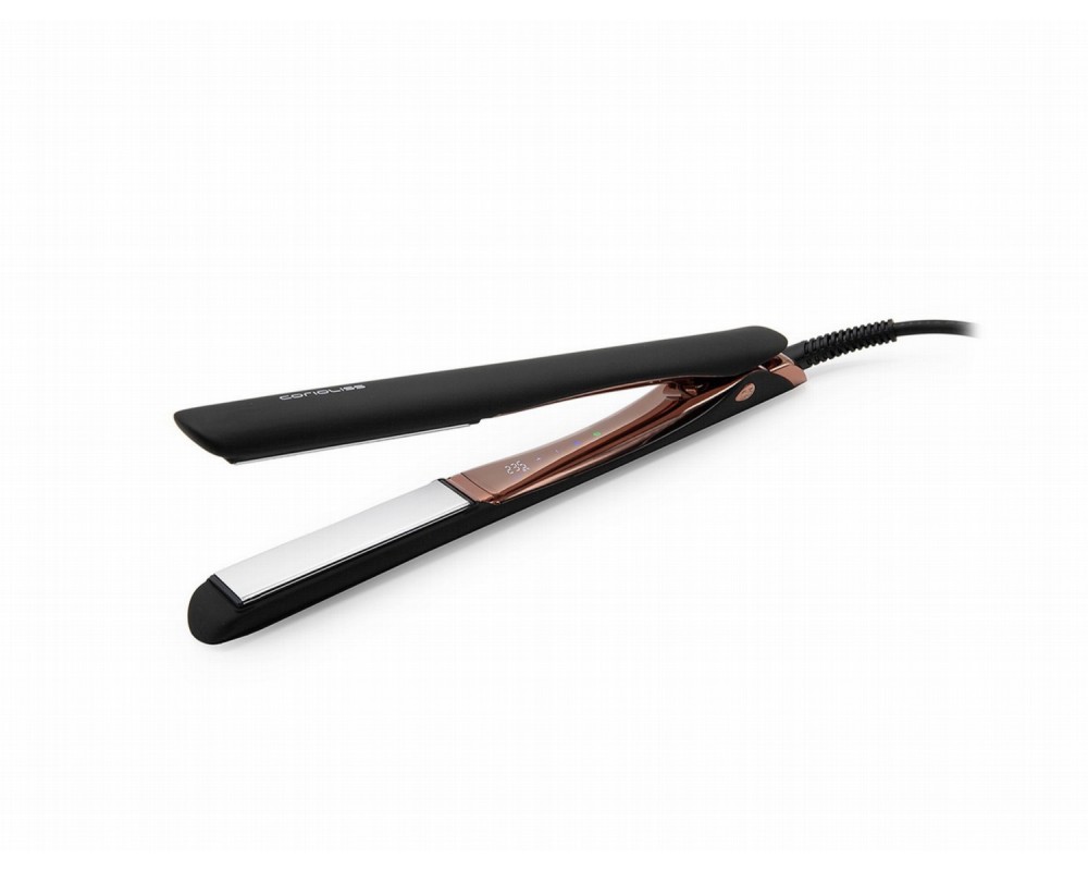 Kit Corioliss Plancha de pelo C5 Black Cooper + Cepillo Hot Brush