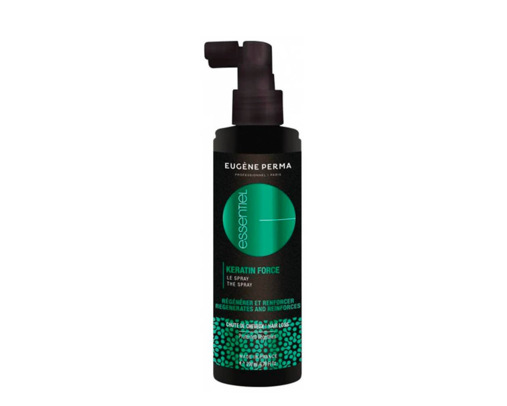 Eugene Perma Essentiel Spray Keratin Force fortalece y regenera el cabello 200 ml