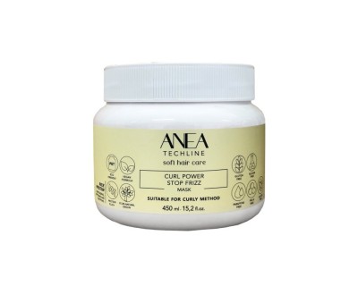 Anea Techline Curl Power Stop Frizz mascarilla potencia rizos 450ml