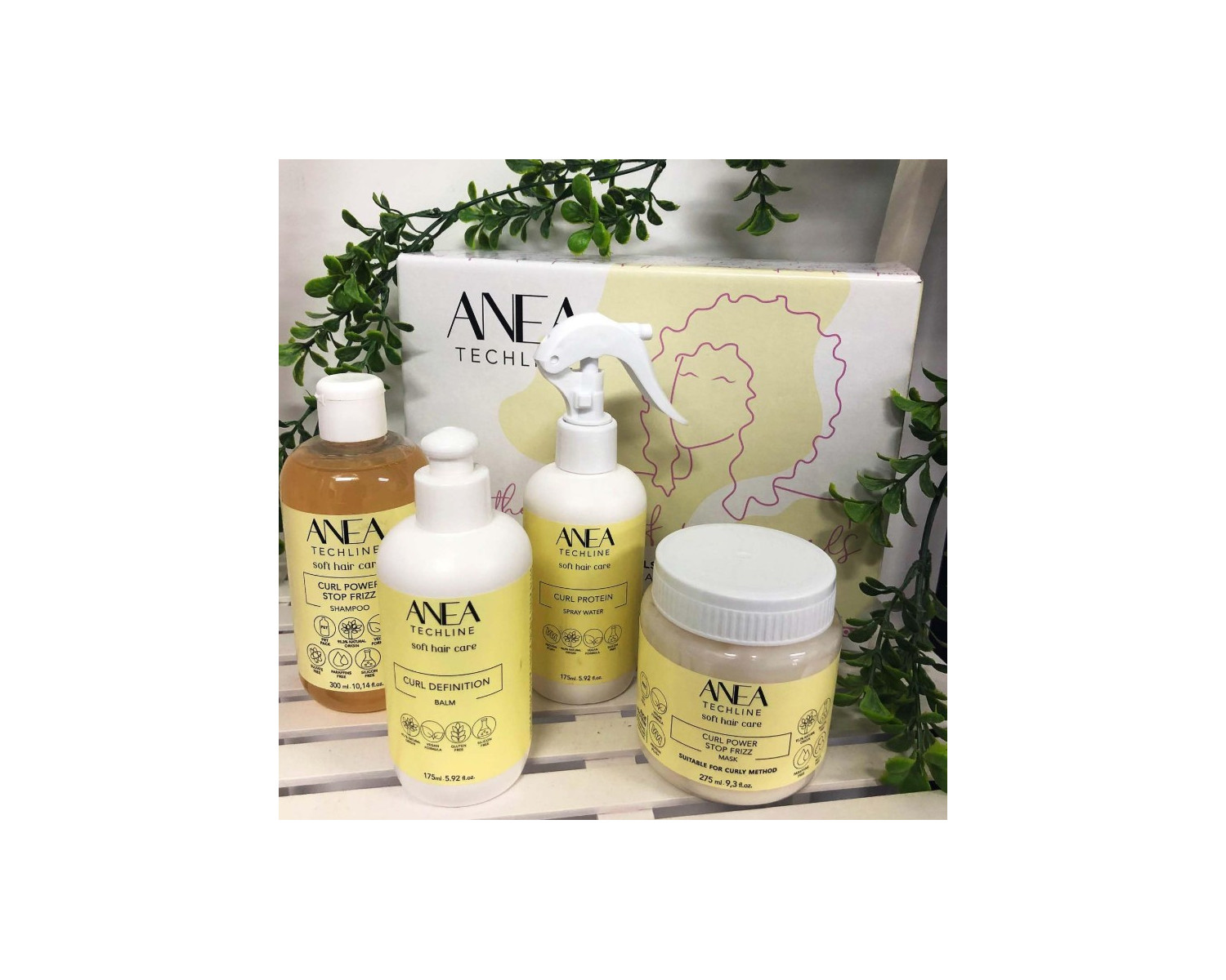 Kit Anea Techline Curl Power método curly