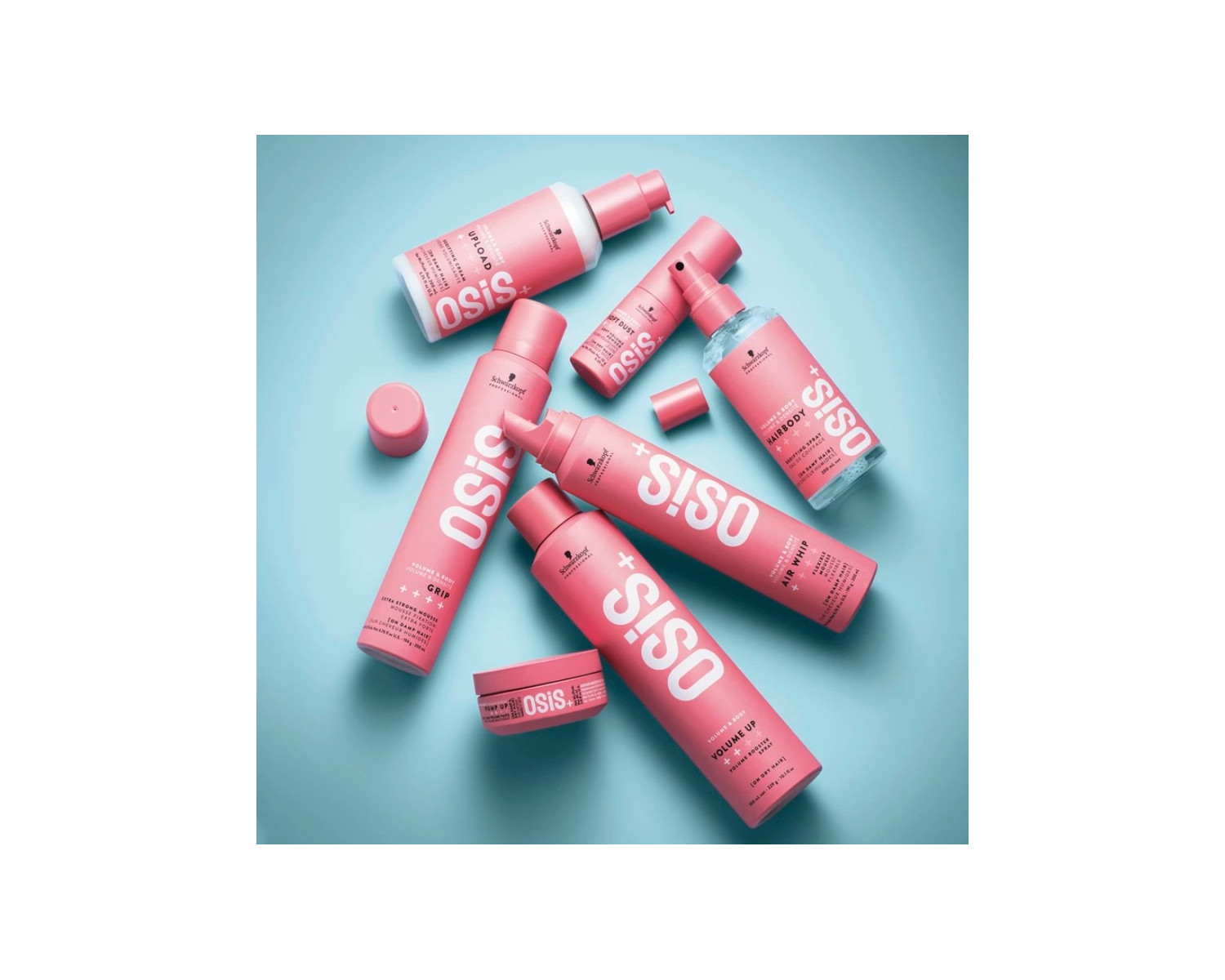 Osis+ Grip espuma fijación extrafuerte y volumen 200ml