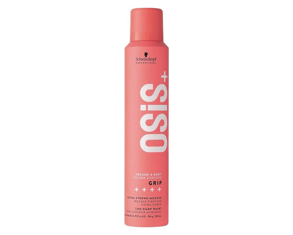 Osis+ Grip espuma fijación extrafuerte y volumen 200ml