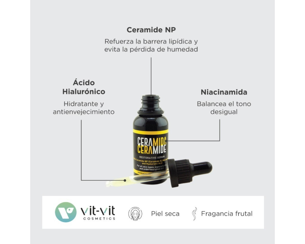 Vit Vit Ceramida serum reparador pieles deshidratadas 30ml