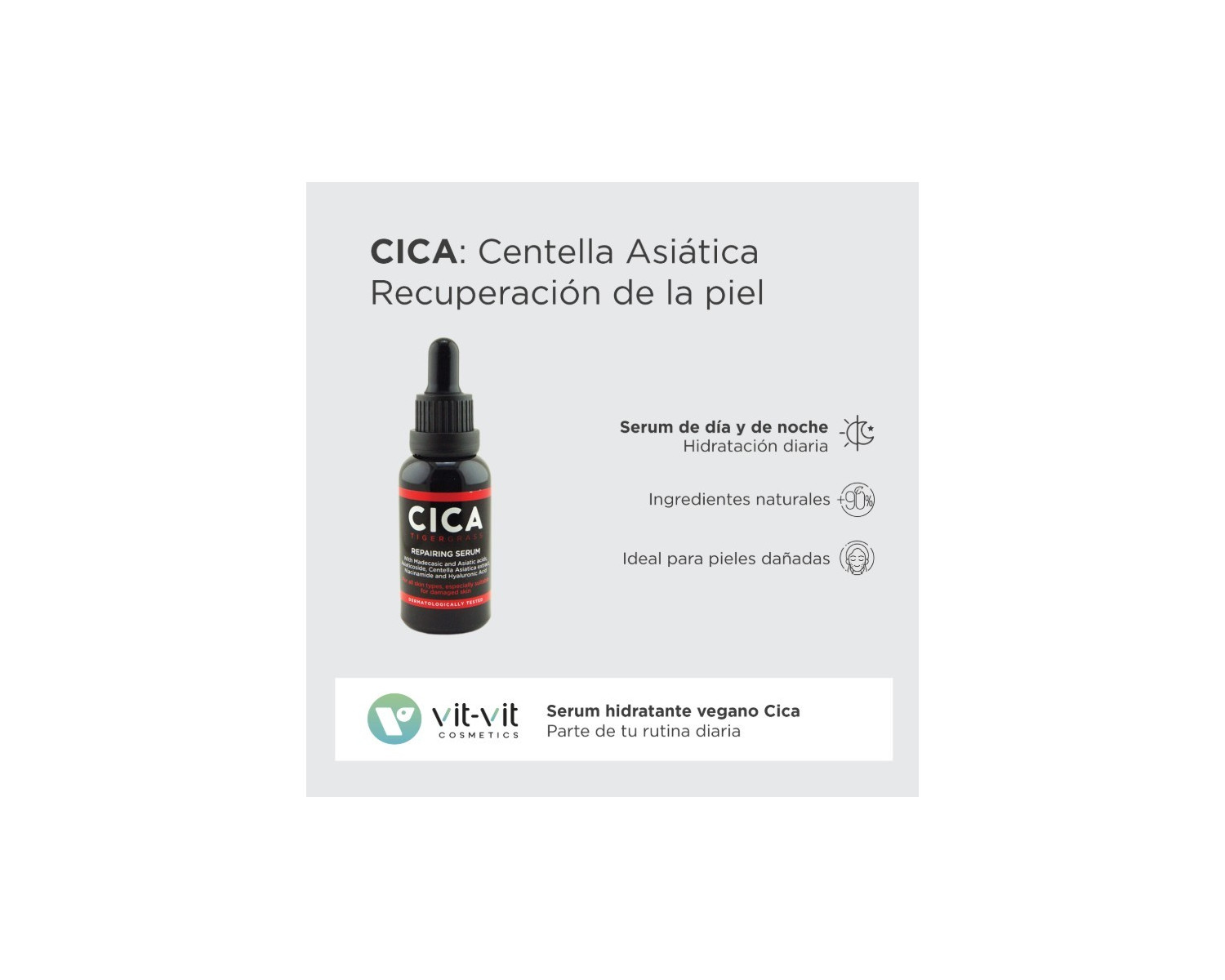 Vit Vit Cica serum para pieles castigadas 30ml