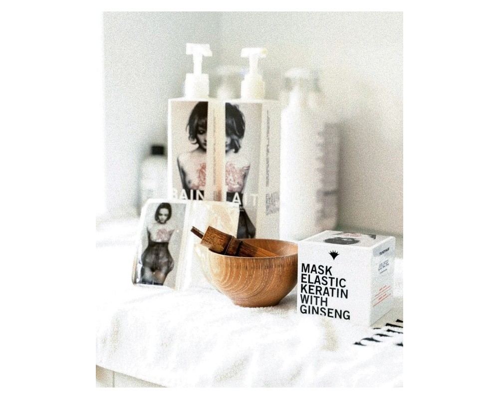 Trendy Hair Bain Elastic Keratin With Ginseng champú con keratina 300ml