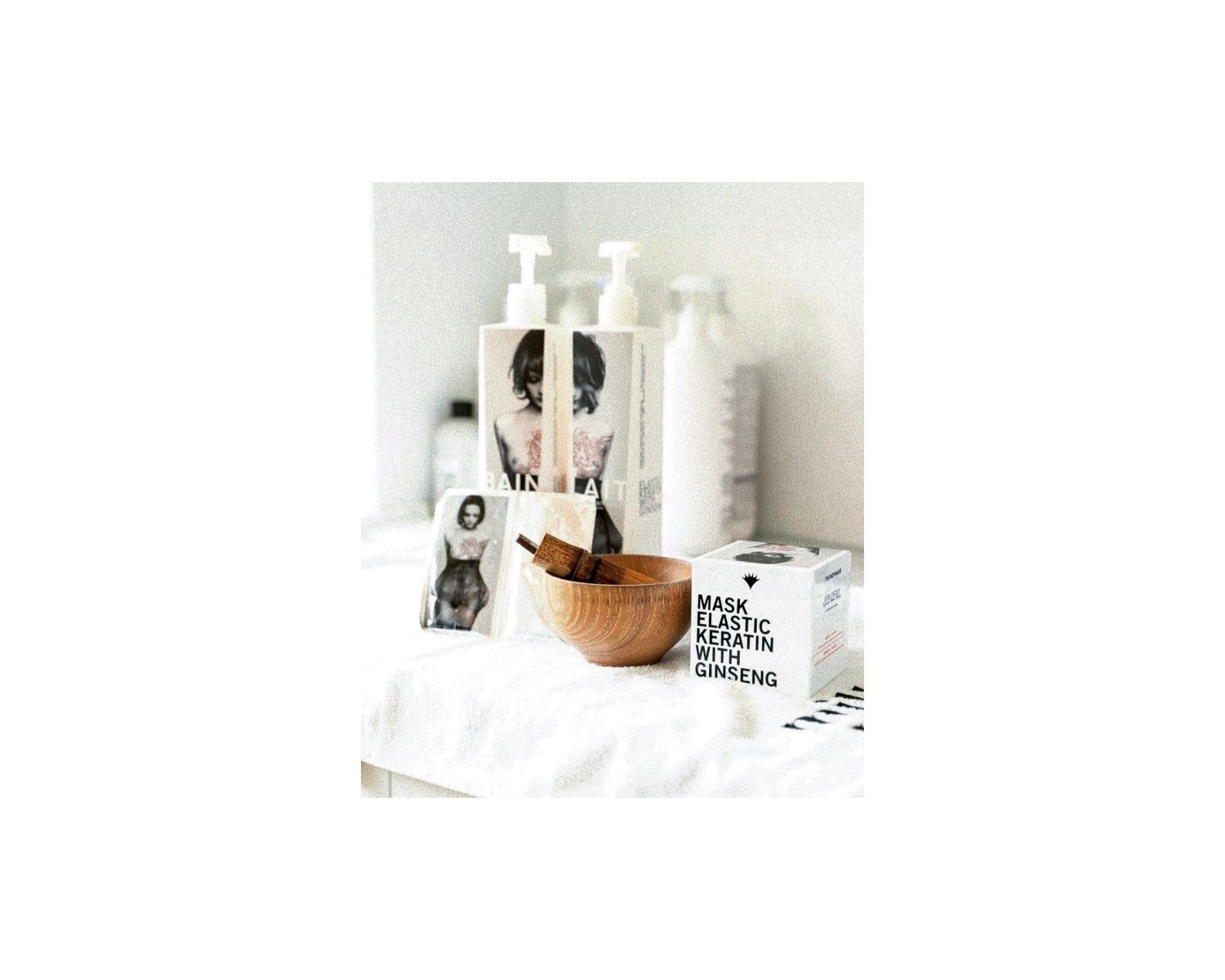 Trendy Hair Bain Elastic Keratin With Ginseng champú con keratina 300ml