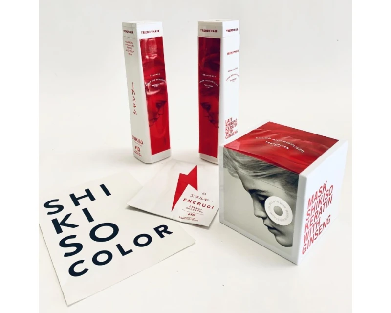 Trendy Hair Mask Color Shikiso Keratin With Ginseng mascarilla de color 500ml
