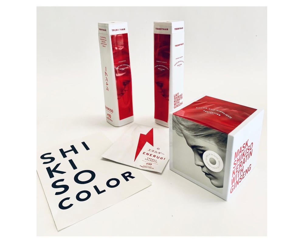 Trendy Hair Lait Shikiso Keratin With Ginseng acondicionador protector color 300ml