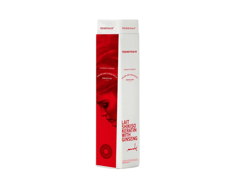 Trendy Hair Lait Shikiso Keratin With Ginseng acondicionador protector color 300ml