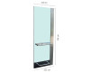 Espejo rectangular para peluquerías Eurostil Light