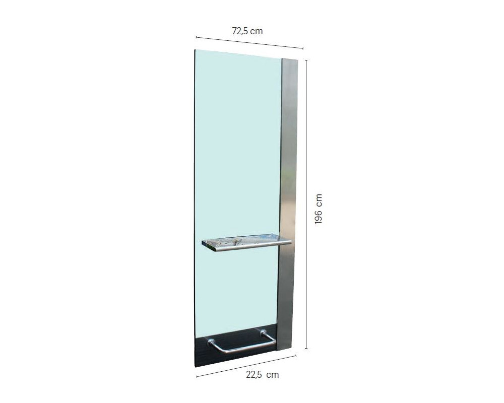 Espejo rectangular para peluquerías Eurostil Light