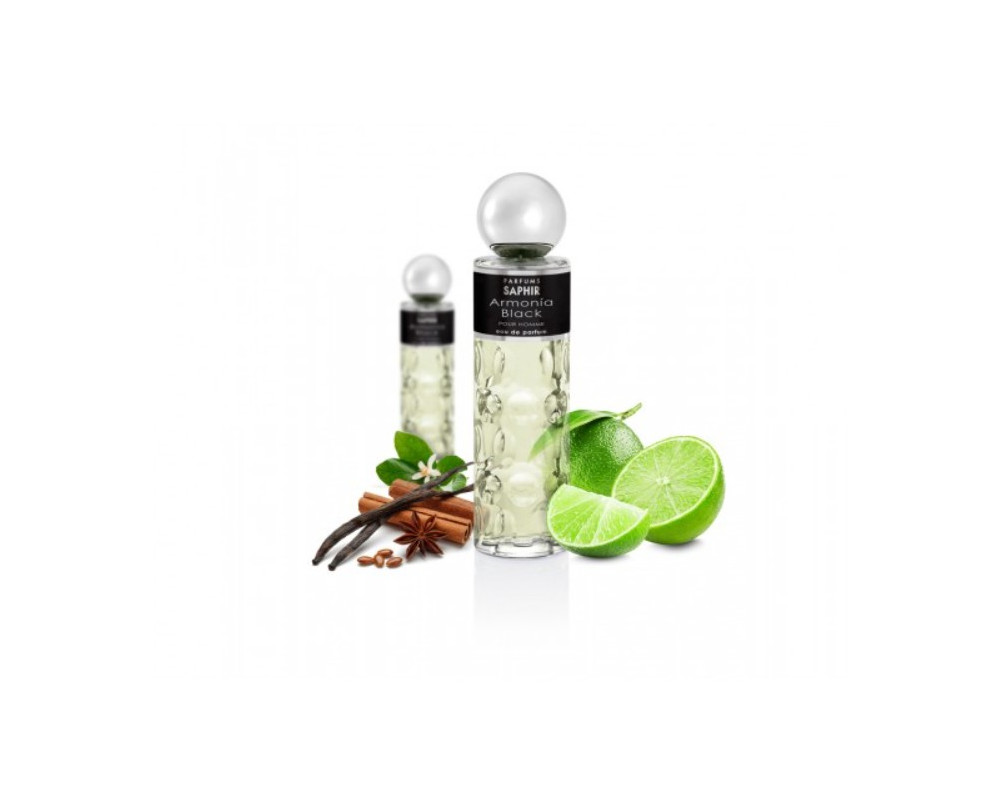 Saphir Armonia Black perfume para hombre 200ml