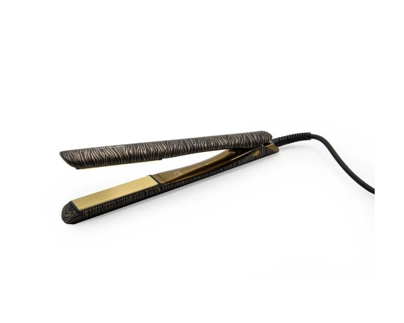 Kit Corioliss Plancha de pelo C5 Gold Zebra + Secador Wind Black Gold