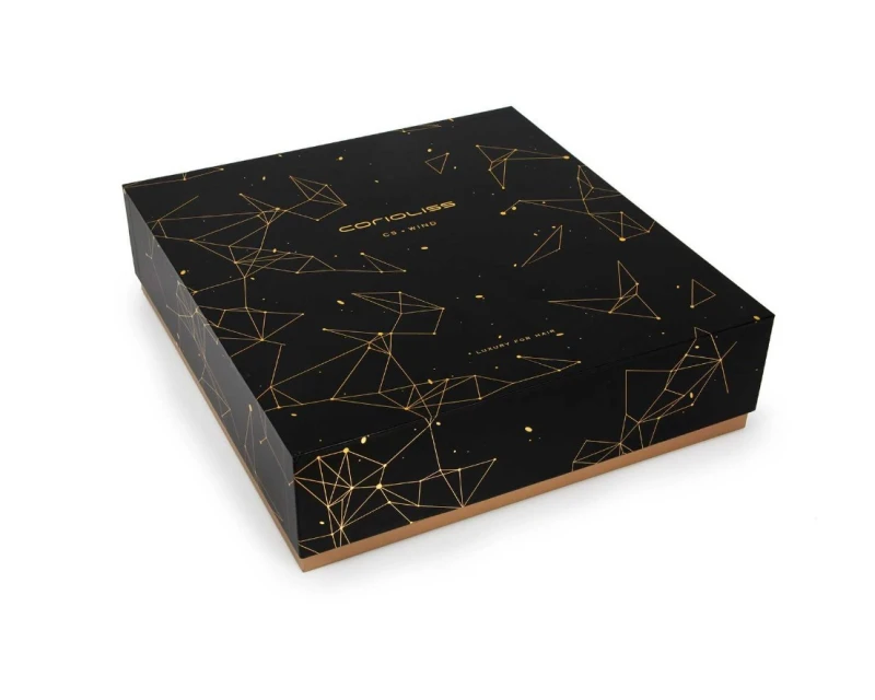 Kit Corioliss Plancha de pelo C5 Gold Zebra + Secador Wind Black Gold
