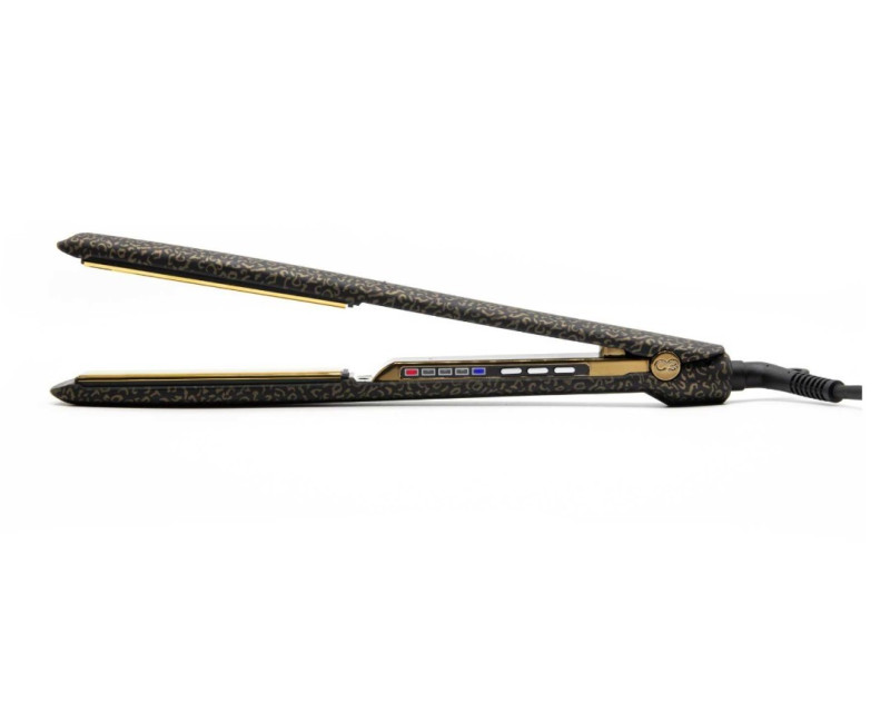 Kit Corioliss Plancha de pelo C3 Gold Leopard + Cepillo Hot Brush Gold Leopard