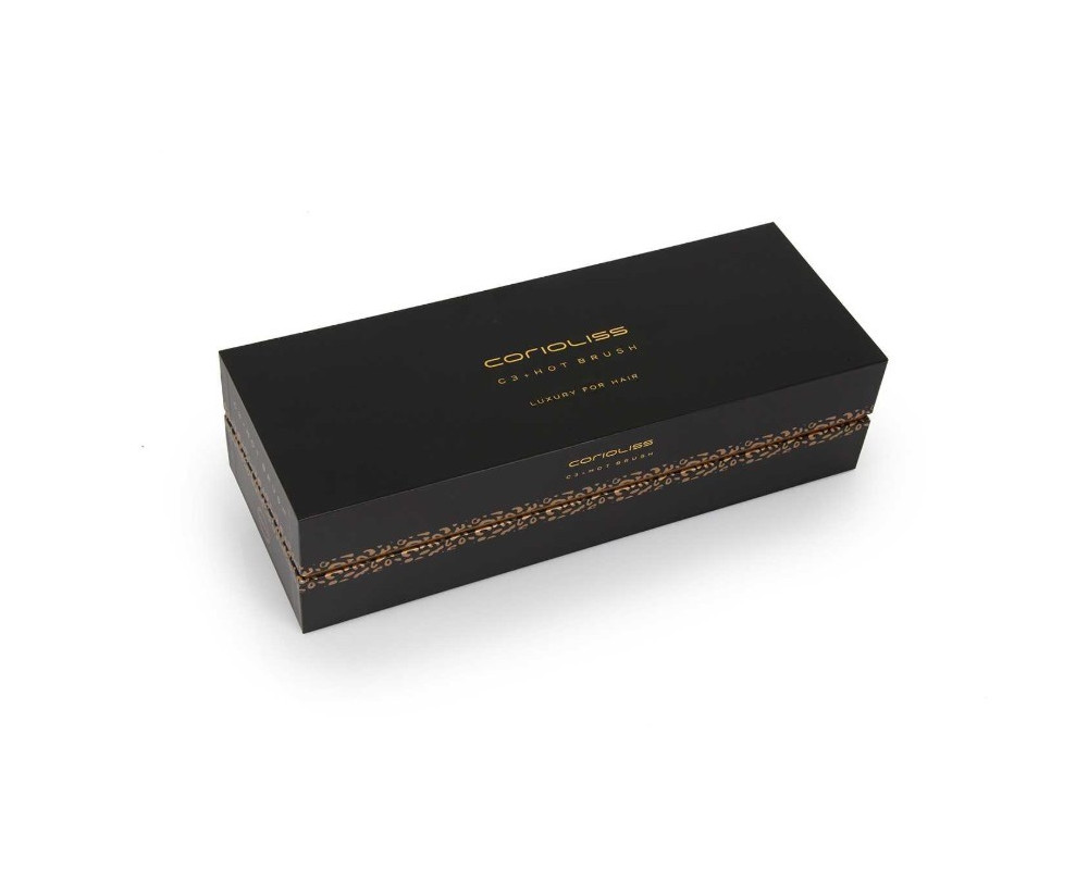 Kit Corioliss Plancha de pelo C3 Gold Leopard + Cepillo Hot Brush Gold Leopard