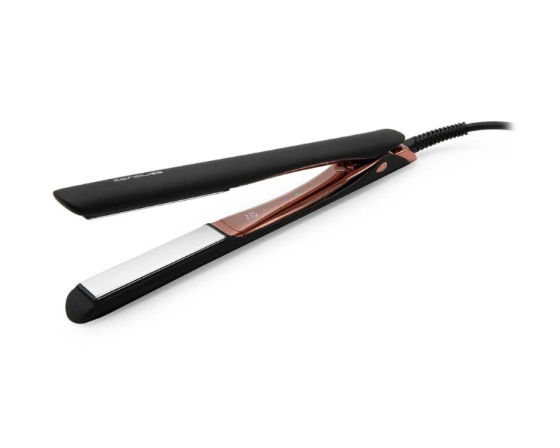 Kit Corioliss Plancha de pelo C5 Black Cooper + Secador Wind Black Chrome