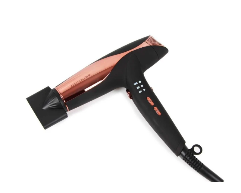 Kit Corioliss Plancha de pelo C5 Black Cooper + Secador Wind Black Chrome
