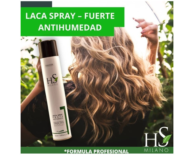 Hs Milano 1 laca spray fuerte 500ml