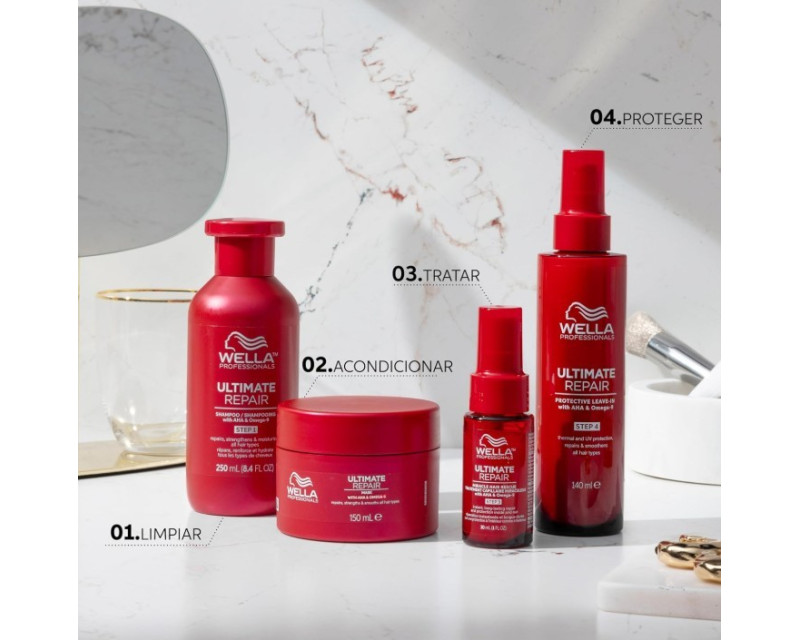 Wella Ultimate Repair Mask mascarilla intensa para cabello dañado 75ml