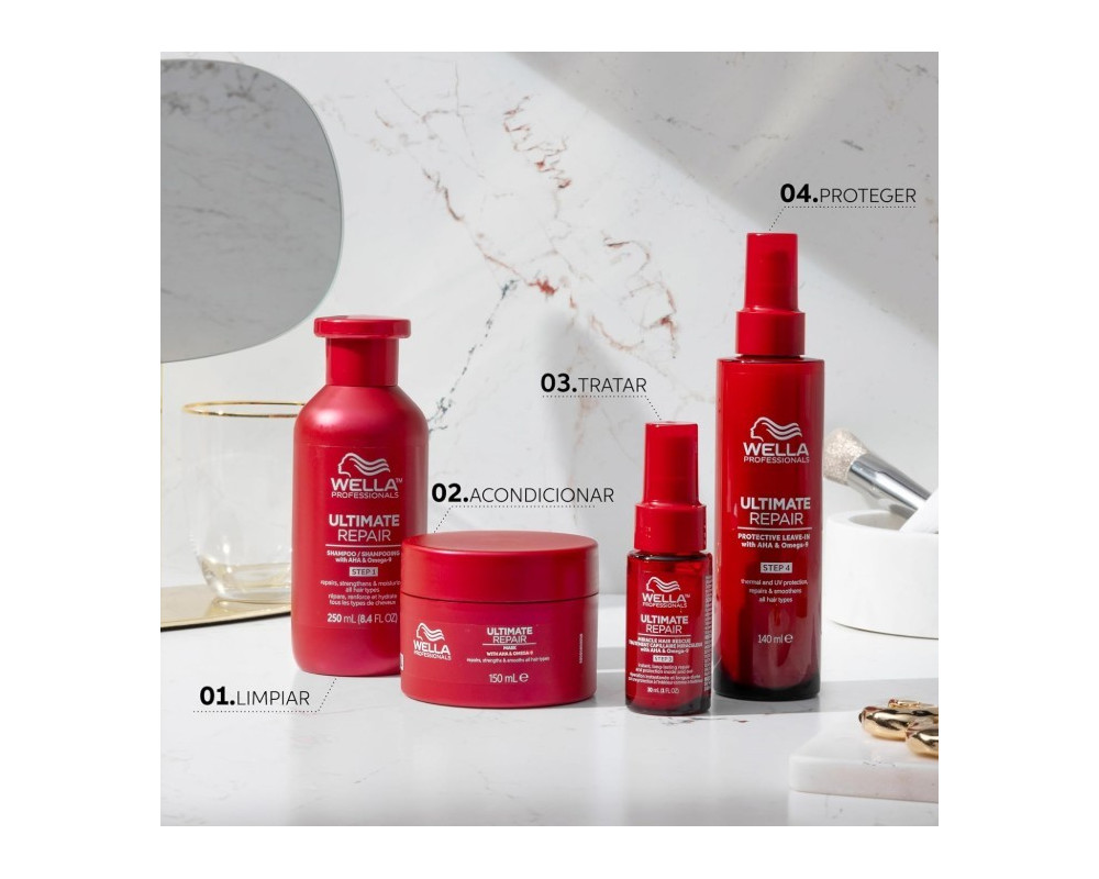 Wella Ultimate Repair Mask mascarilla intensa para cabello dañado 75ml