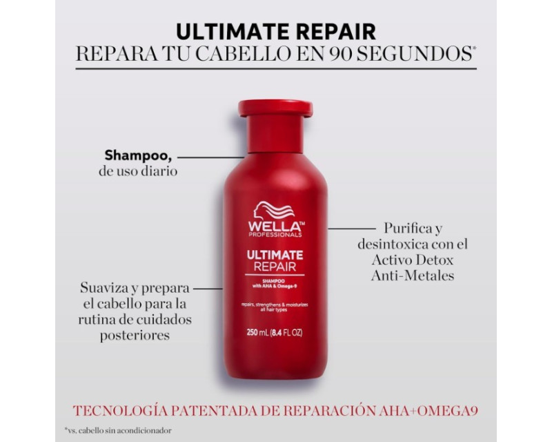 Wella Ultimate Repair champú reparador 1000ml