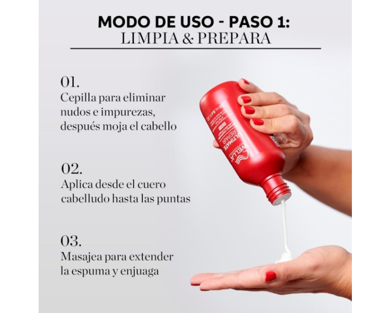 Wella Ultimate Repair champú reparador 1000ml