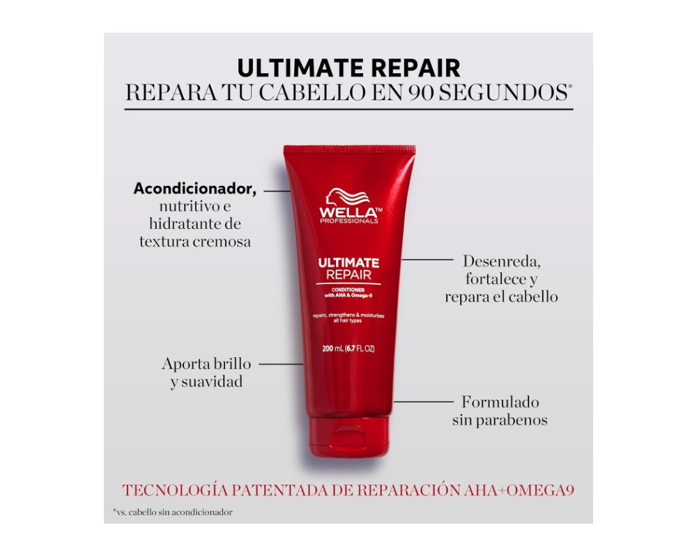 Wella Ultimate Repair Conditioner acondicionador para cabello dañado 200ml