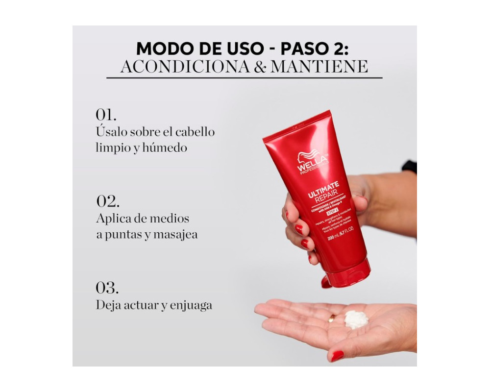Wella Ultimate Repair Conditioner acondicionador para cabello dañado 200ml