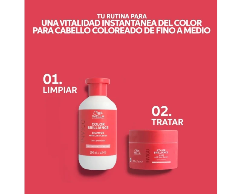 Wella Invigo Color Brilliance Shampoo champú protector de color 300ml